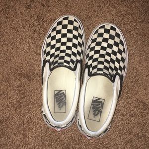 Vans slip on.